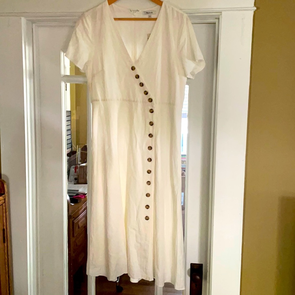 NWT Madewell Summer White Midi Dress
